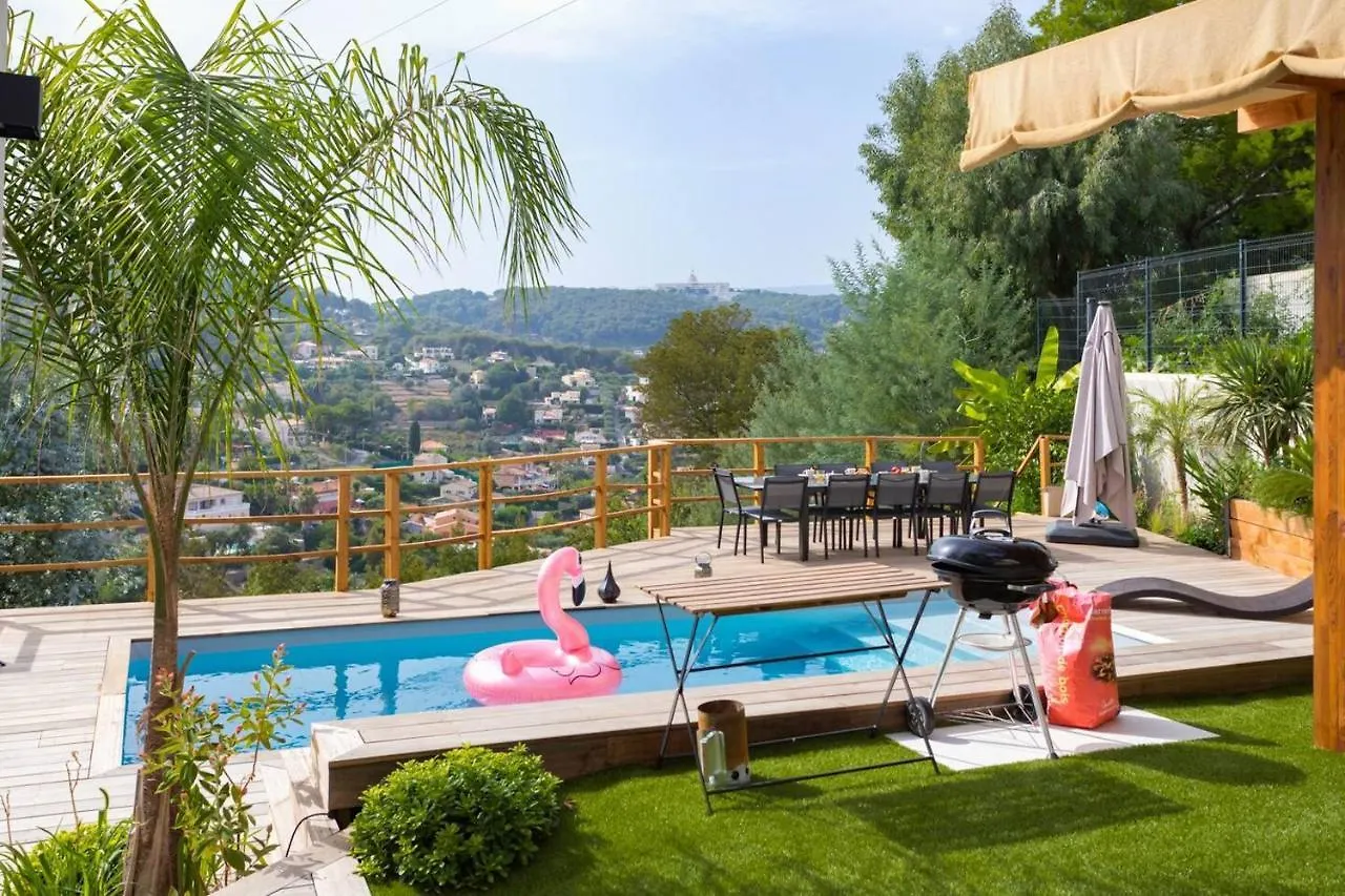 Villa Modern Super-Cannes Heated Pool, Parking, Clim, 7 Min To Cannes Beach ヴァロリス