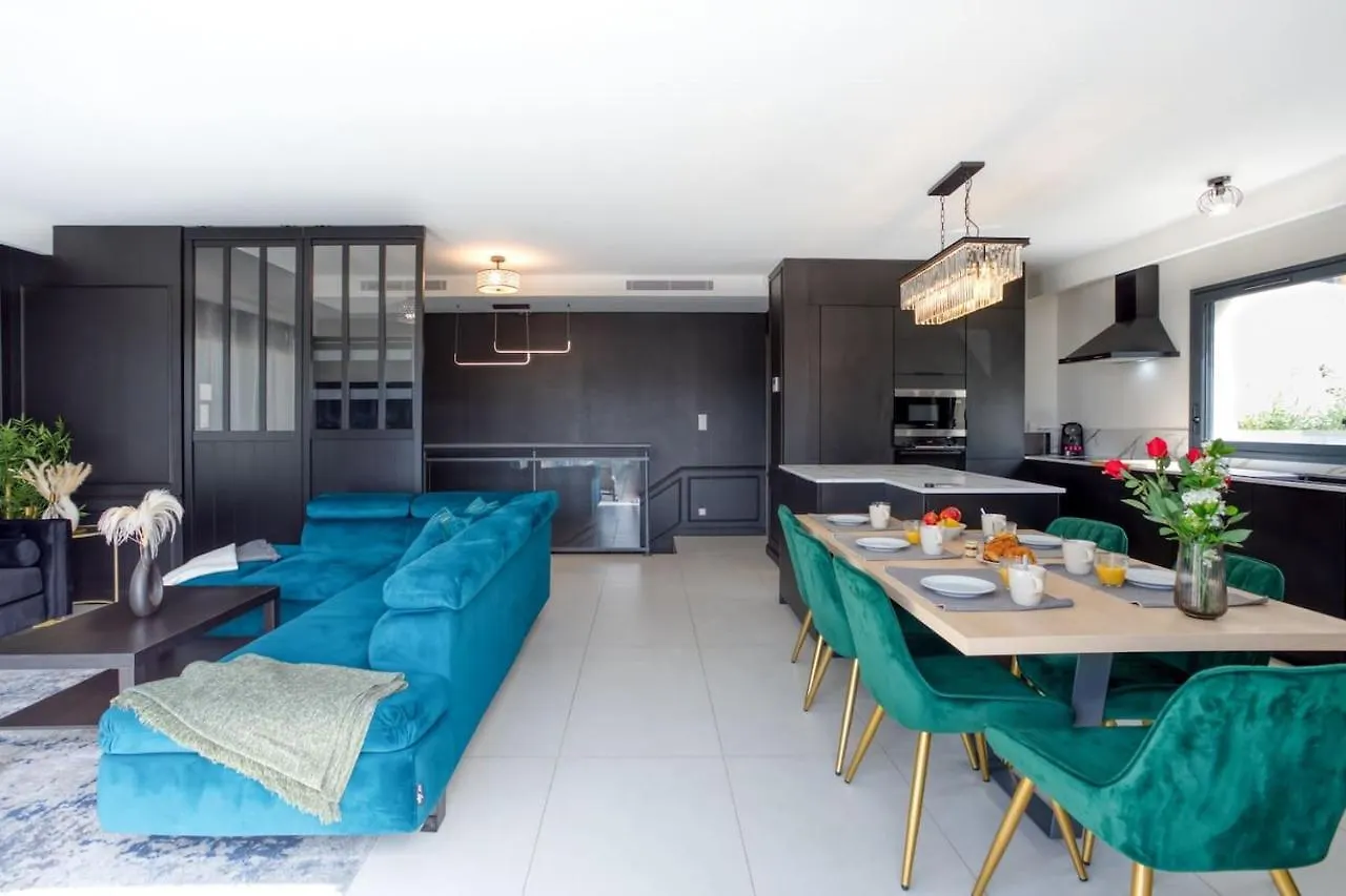 Villa Modern Super-Cannes Heated Pool, Parking, Clim, 7 Min To Cannes Beach ヴァロリス フランス